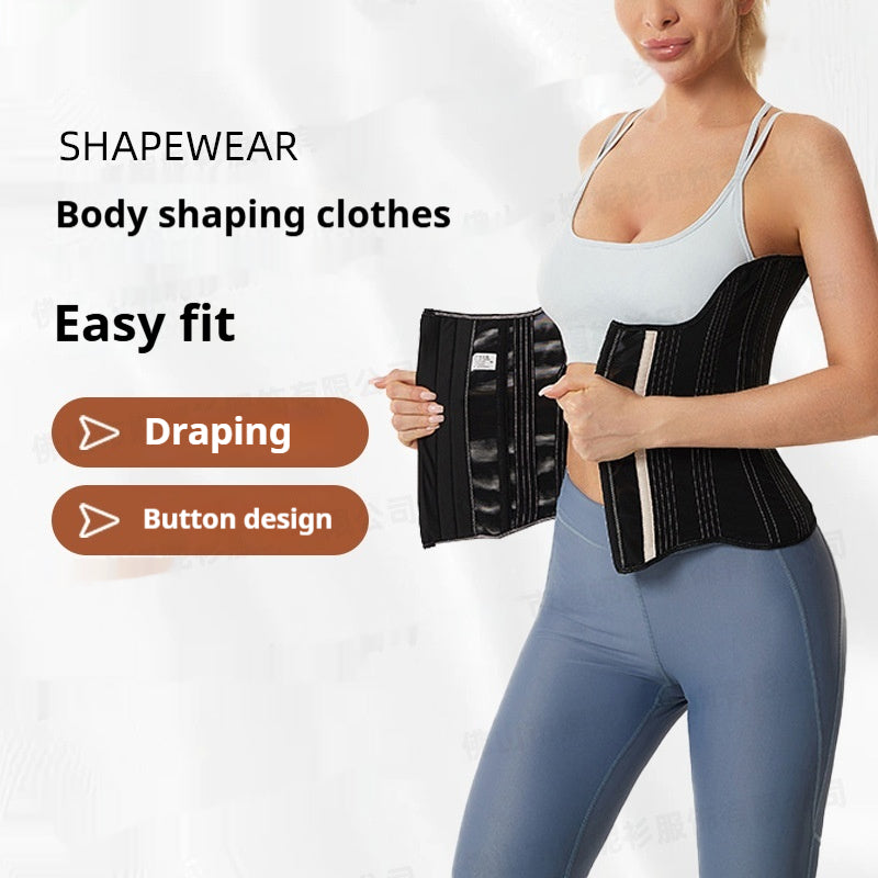 Breathable Nylon Slimming Waistband with 25‑Bone High Elastic Support