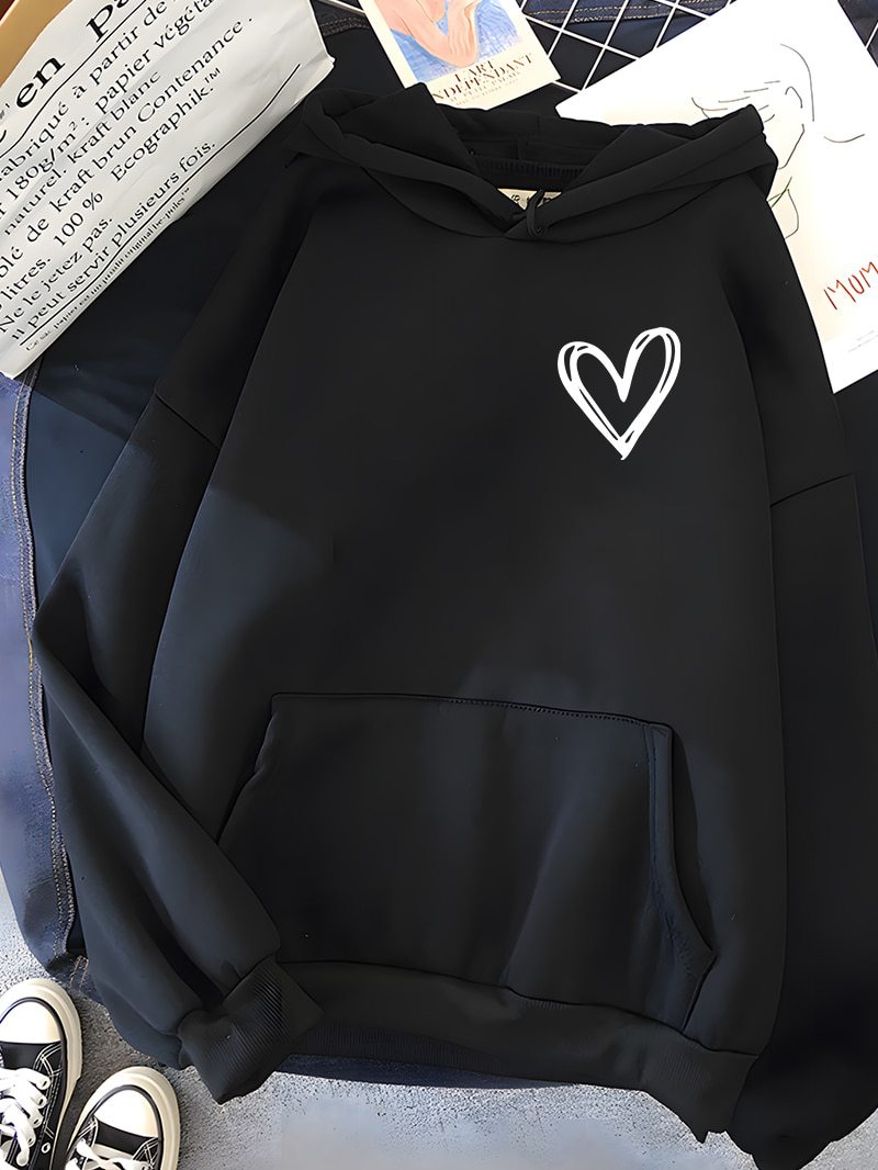 3D Planet Print Couple Hoodie Matching Streetwear Sweatshirt