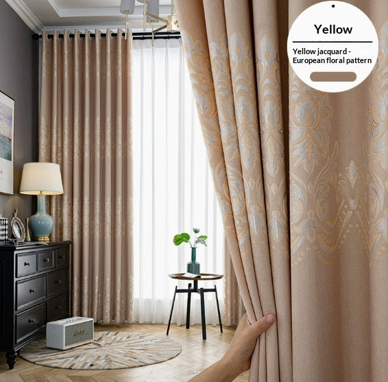 Ready-made Blackout Curtains Thickened Sun-blocking Fabric No Drilling Required Fully Hook-compatible