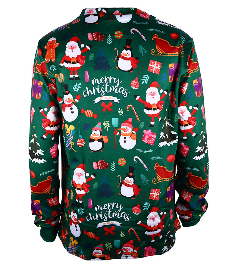 Men's Cute Animal Knit Pullover Sweatshirt