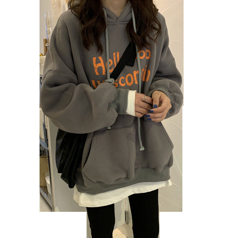Korean Style Oversized Pullover Hoodie