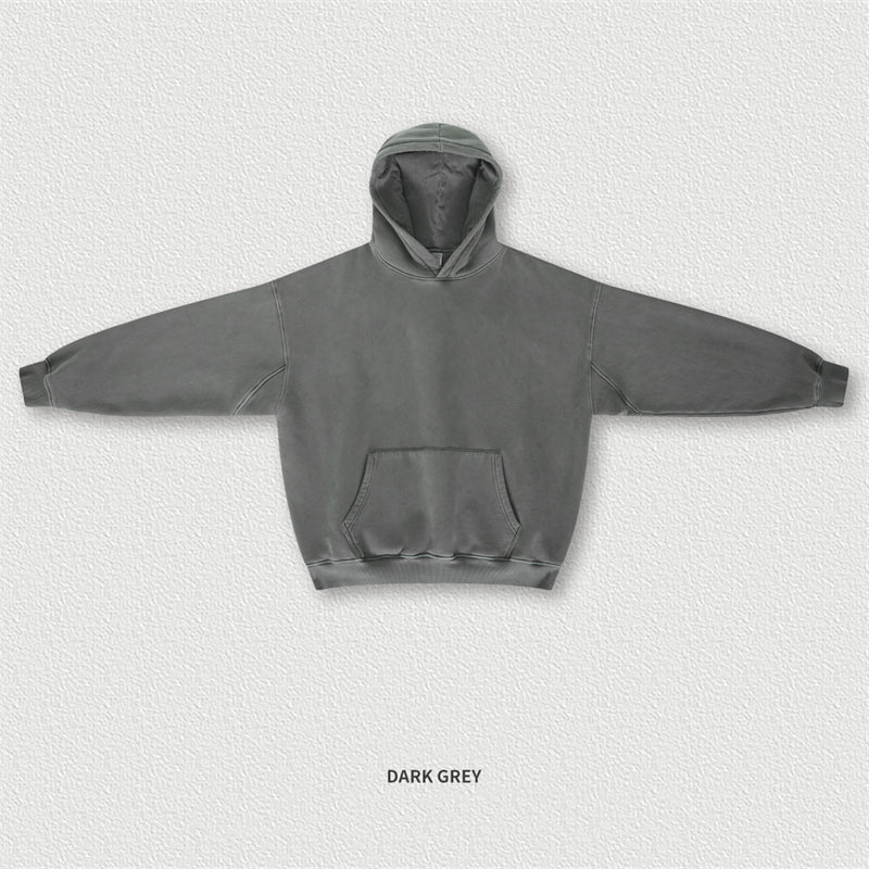 Old Plush Hoodie Washed In Autumn And Winter
