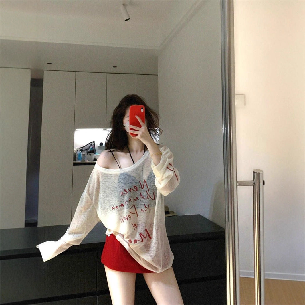 Off-Shoulder Relaxed‑Fit Tee – Effortless Style & Comfort