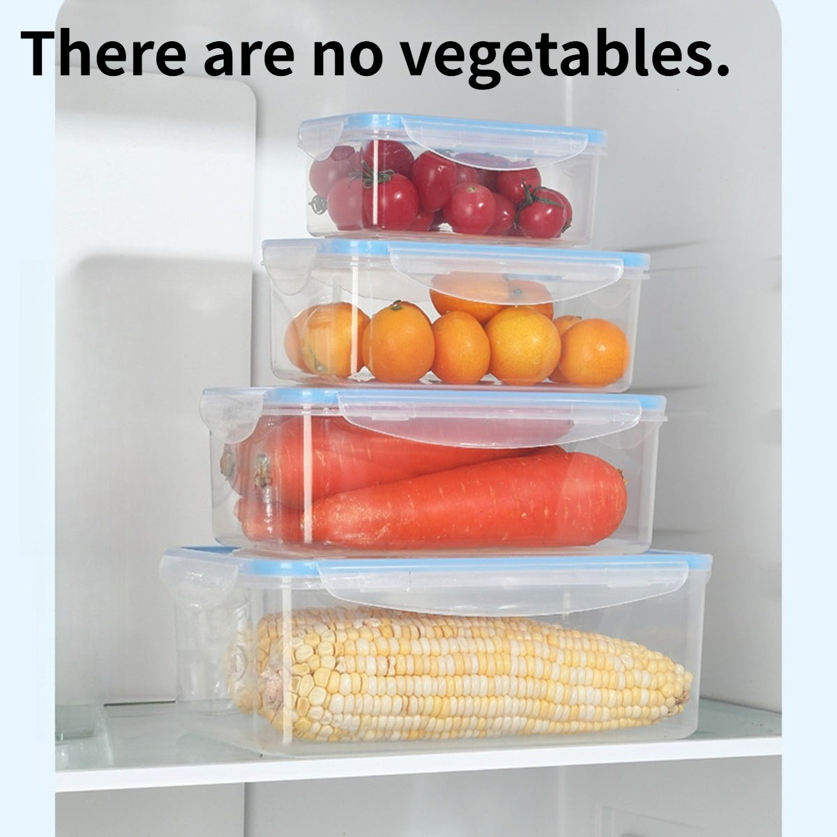 8-Piece Multi‑Sized Food Storage Container Set (4 Containers + 4 Lids), Microwave‑Safe