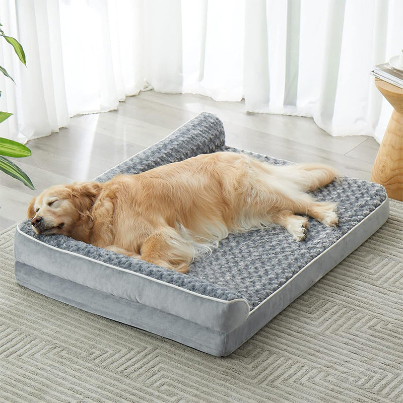 Memory Foam Dog Bed For Large Dogs - Removable Washable Cover & Anti-slip Bottom, Golden Retriever Bed, Tear-resistant Pet Sofa Bed With, Fits X-small To XL Breeds ( Use, Easy Assembly)