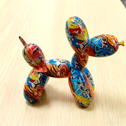 Colorful balloon dog figurine ornament