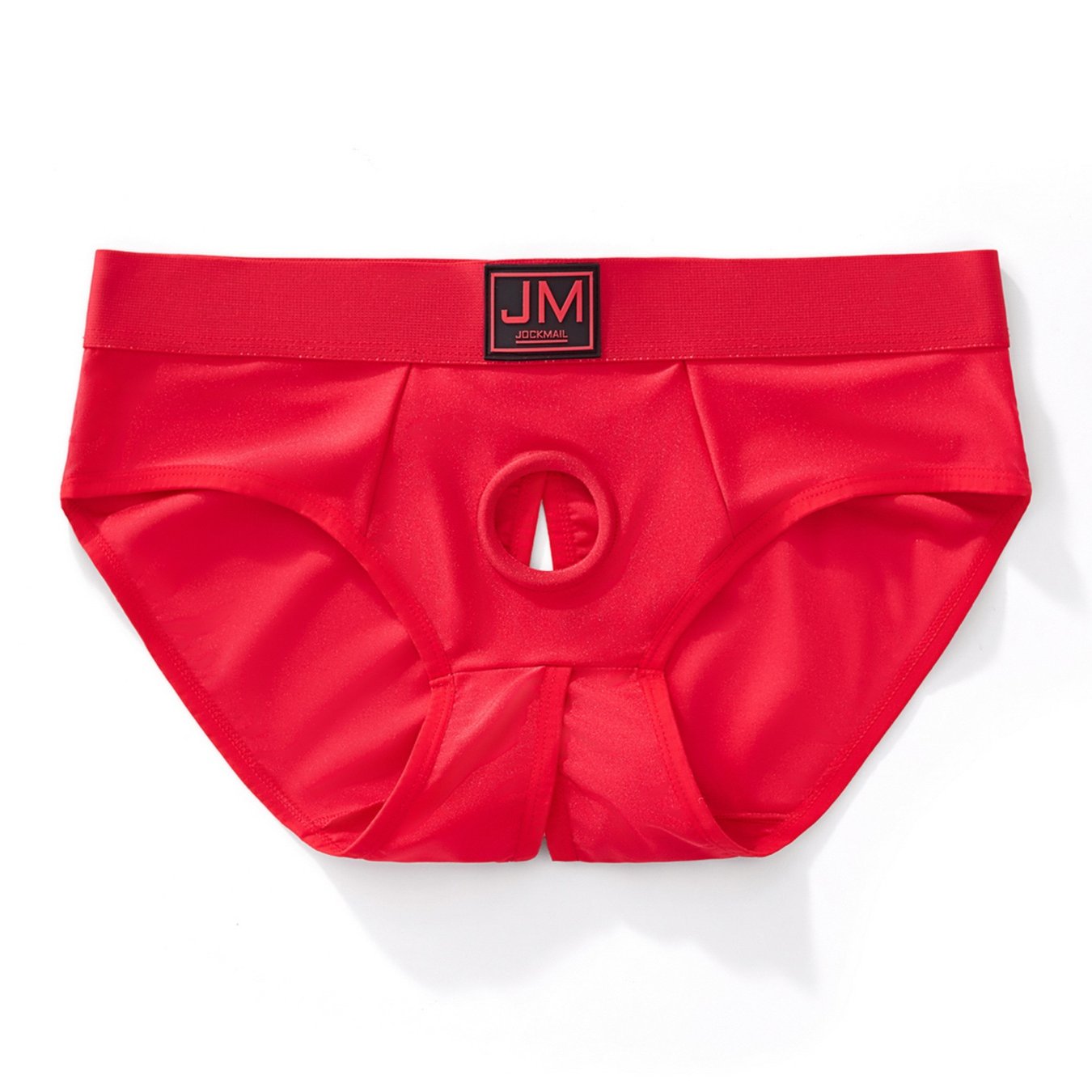 Men's Open‑Crotch Triangle Briefs – Novelty Underwear with Cut‑Out Design