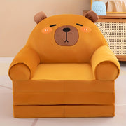 30D Tri-Fold Detachable Sofa Stool – Washable Folding Seat for Children