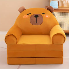 30D Tri-Fold Detachable Sofa Stool – Washable Folding Seat for Children