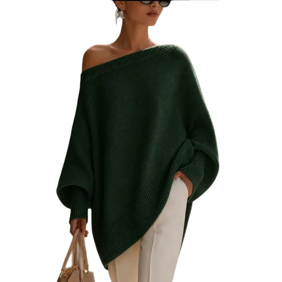 Autumnwinter Thickened Pullover Knit Sweater