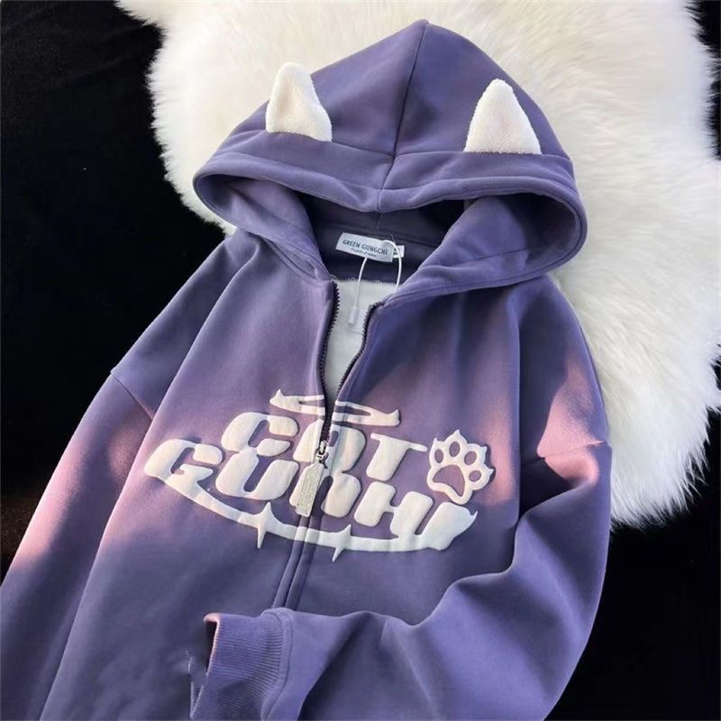 Women's Fleece-Lined Hooded Winter Sweater