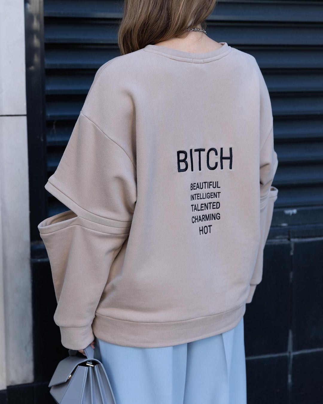 Women's Casual Printed Round Neck Loose Sweatshirt