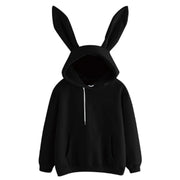 Harajuku Cute Rabbit Ear Hooded Sweatshirt