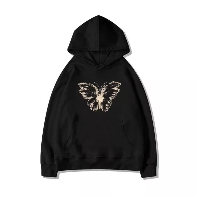 Women's Geometric Hooded Cotton Sweater - Cozy & Chic