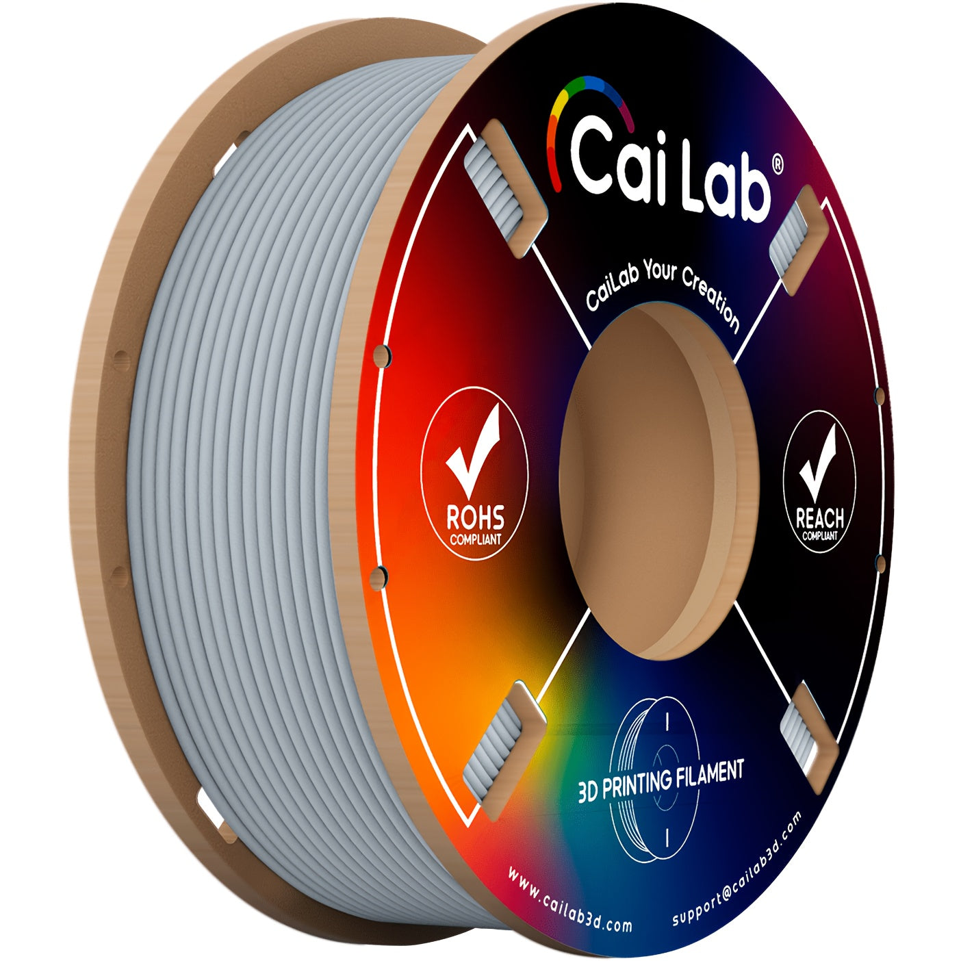PLA Matte 3D Printer Filament – 1.75 mm, 200 g, Solid Color, Non‑Glossy Finish