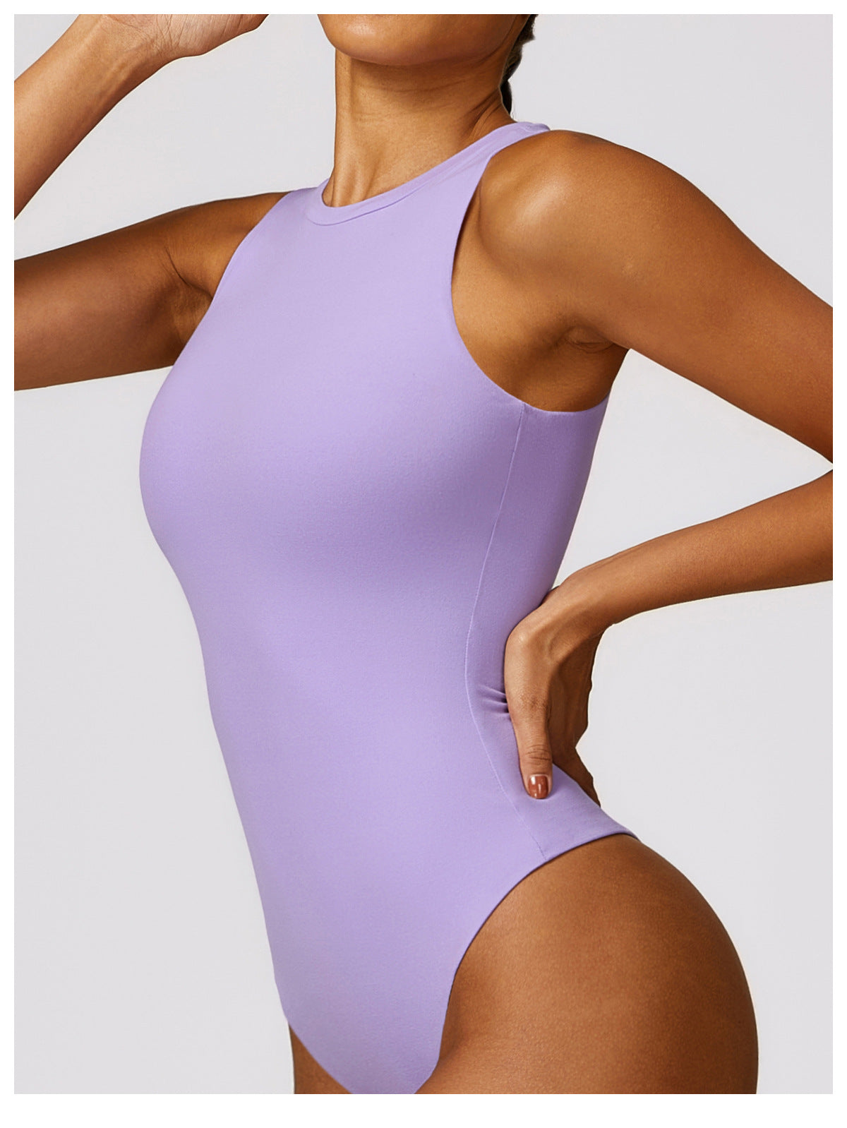 Nude Feel Tight Yoga Jumpsuit Bottoming Slimming