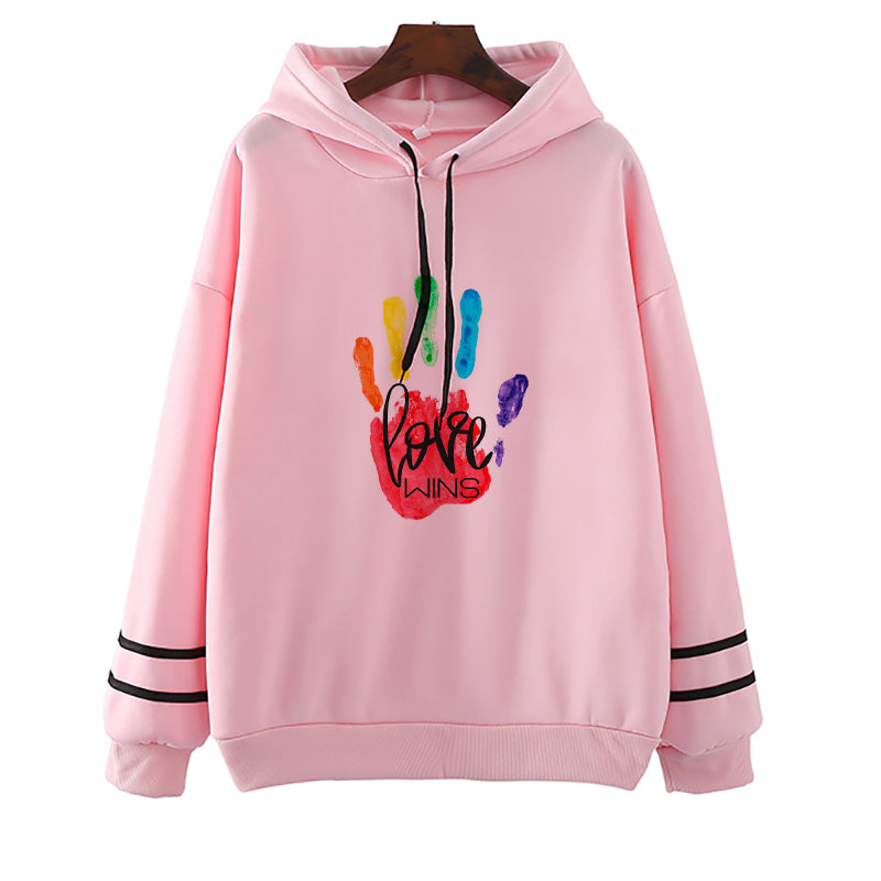 Purple Trendy Casual Long Sleeve Sweatshirt