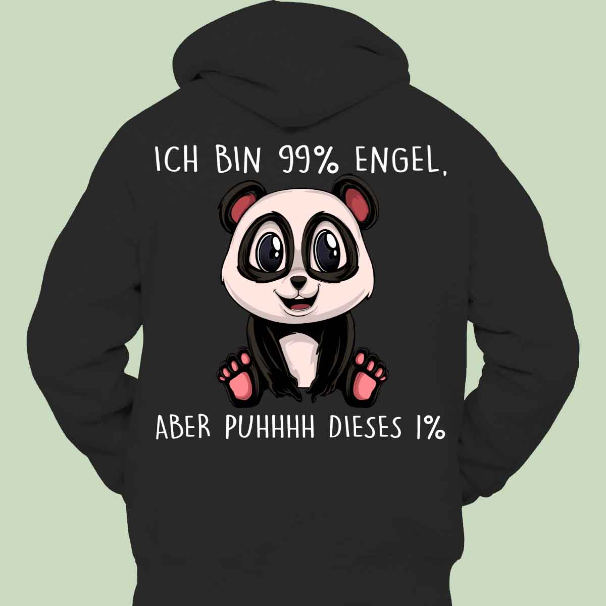 Cute Printed Loose Hooded Sweatshirt for Women