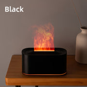[Flame Design Aromatic Diffuser] USB Powered Flame Design Aromatic Diffuser,Flame Design Humidifier, Environment Light Flame Light Essential Oil Diffuser, Night Light, Suitable for Home Bedrooms And…