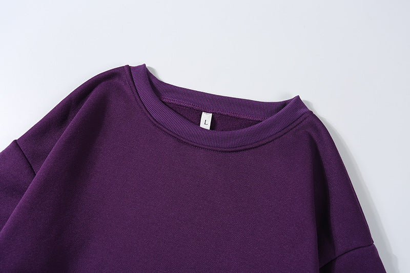 Korean Style Loose Casual Women's Round Neck Sweater
