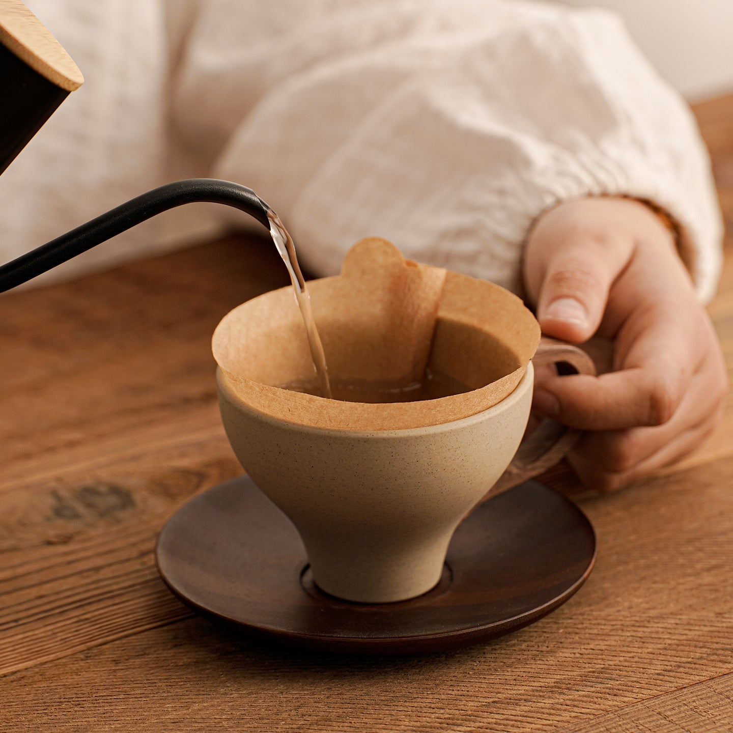 Retro Terracotta Afternoon Tea Latte Mug