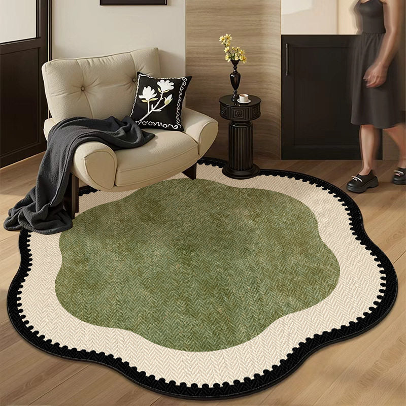 Retro-style Living Room Rug Slip-resistant Mat for Beanbag Chairs