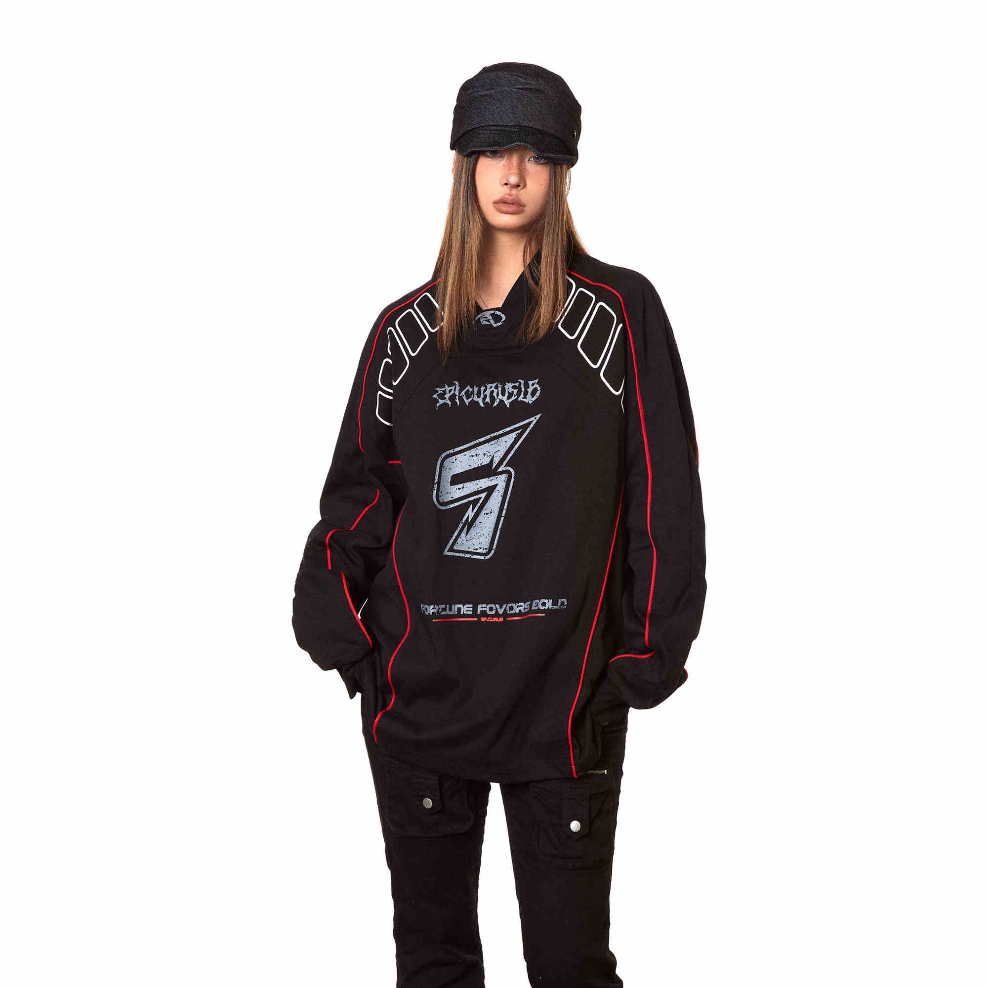 Jersey Style T-shirt Sports Ice Hockey Clothing Long-sleeved Top