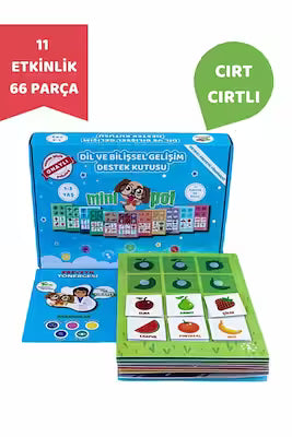 Educational Activity Box for Toddlers 1-3 Years - Boost Language & Cognitive Skills