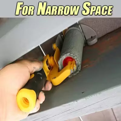 Wall painting roller set with brush and cleaning tool included