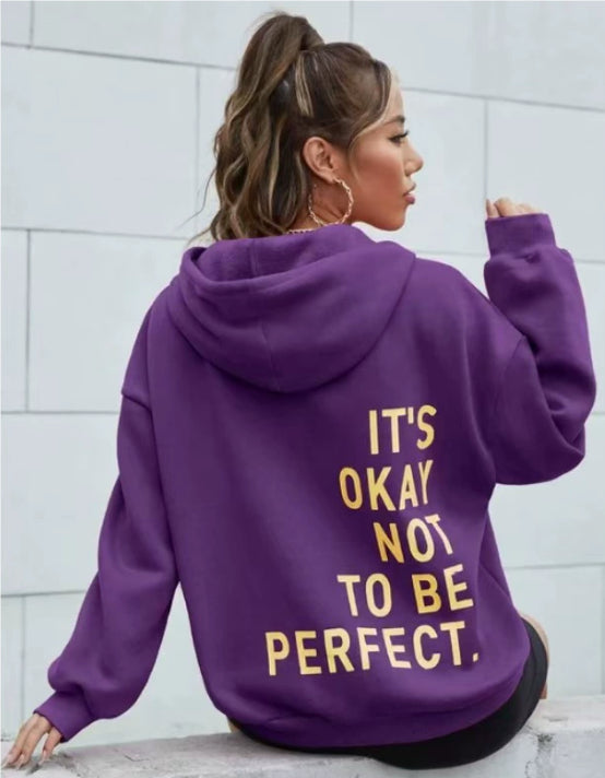 Women's Letter Print Casual Long Sleeve Sweatshirt