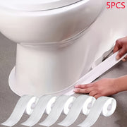 Self-Adhesive PVC Caulking Strip – 5-Roll Sealing Tape for Waterproofing