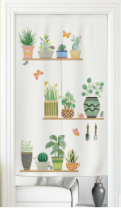 Household Fabric Door Curtain