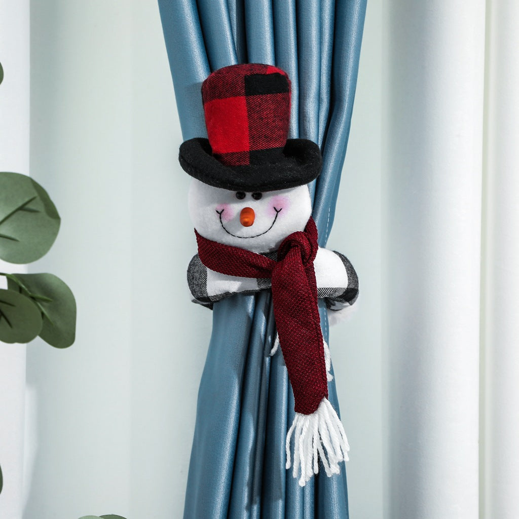 Christmas Decorations Forest Elderly Curtain Buckle