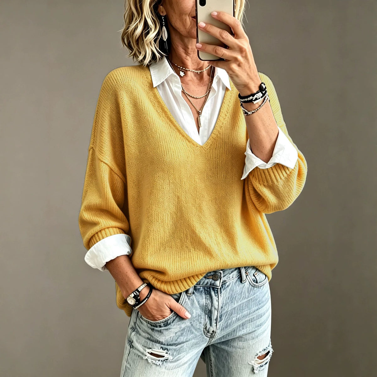 Everyday Casual Elegant Long-sleeve Sweater