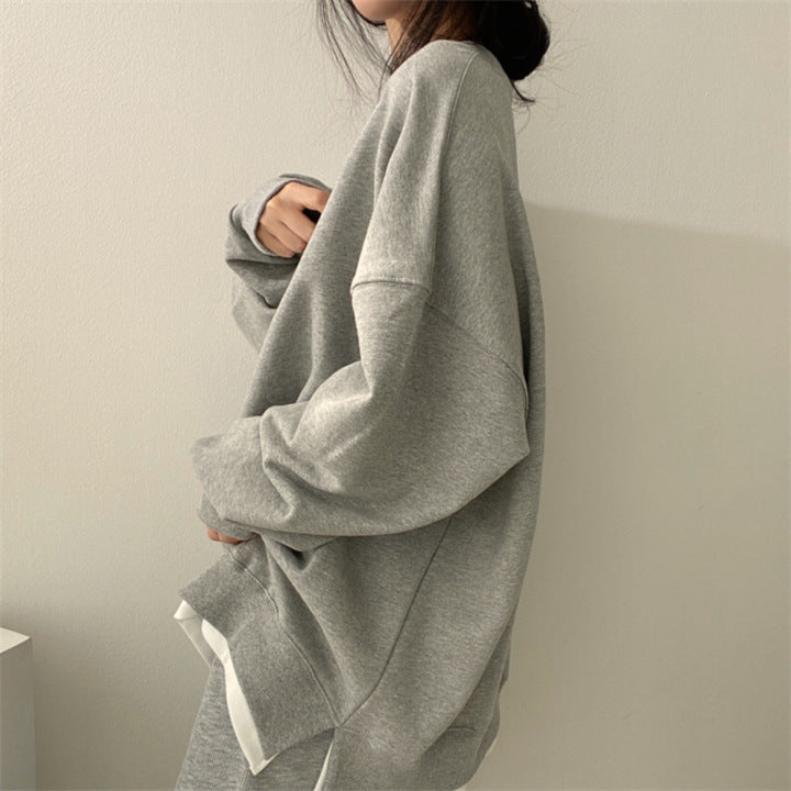 Women's Cozy Fleece-Lined Solid Color Hoodie