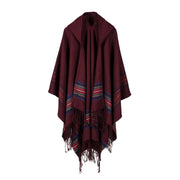 Stay Warm in Style with Hooded Cape