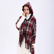 Cozy Hooded Shawl