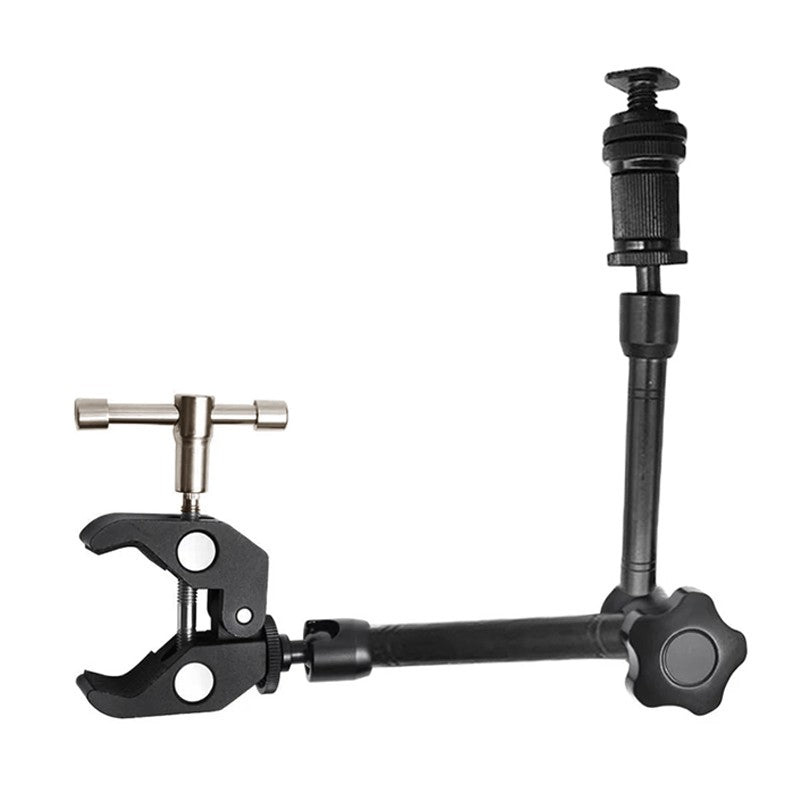 Dual Monitor Arm for Camera Fill Lights