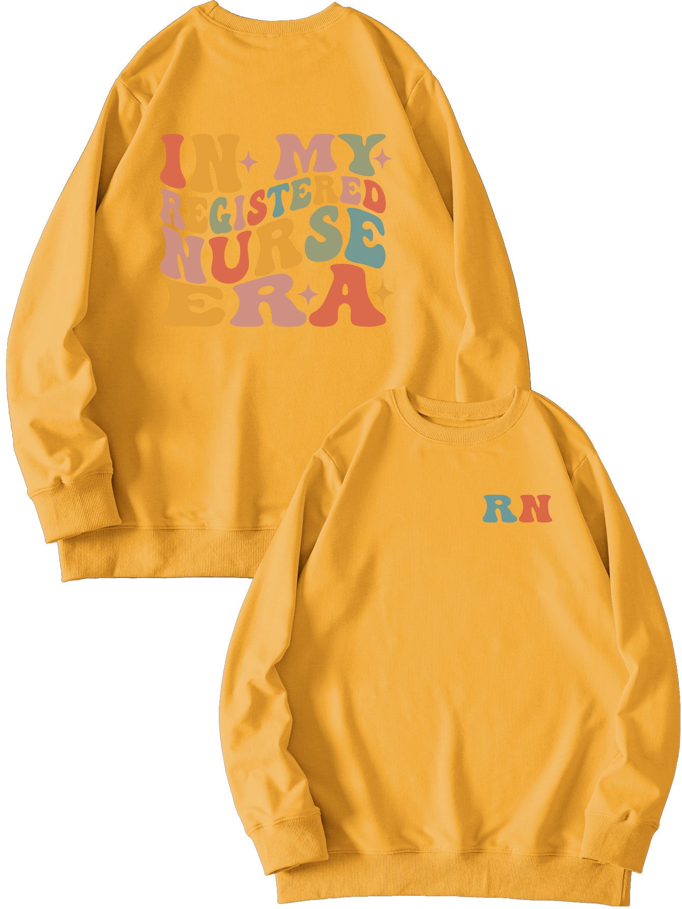 Women's Casual Round Neck Printed Sweatshirt