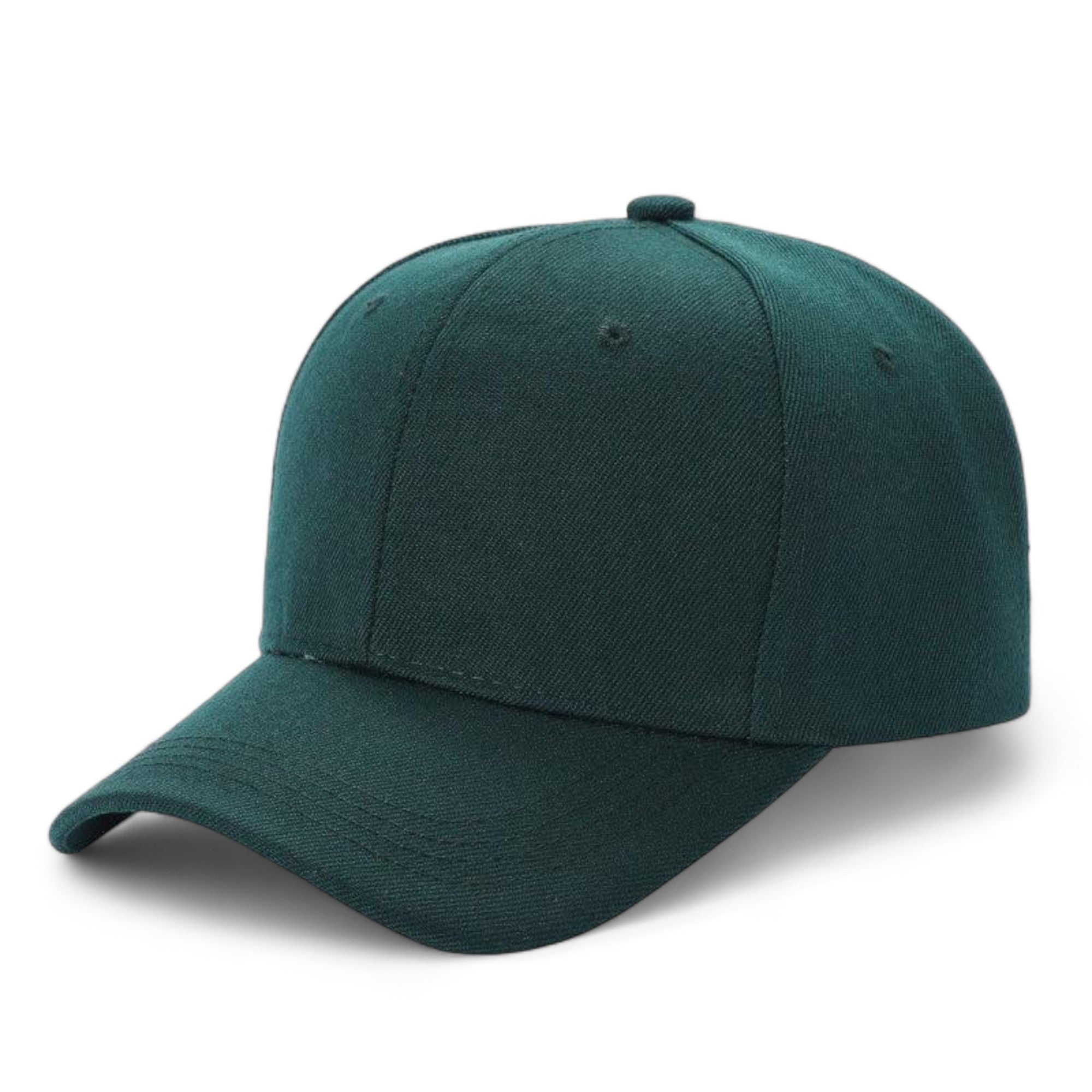 Unisex Premium Adjustable Baseball Cap – Solid Plain Color with Curved Visor