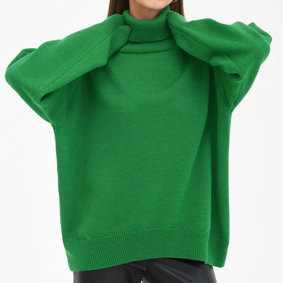 Fallwinter Loose Knit Versatile Classic New-style Womens Sweater