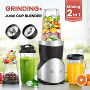 15pcs Smoothie Blender Set 900W Smoothie Juicer & Blender Set | 15pcs Personal Blender, Grinder, 4 BPA-Free Cups, Nutritional Recipes, Durable Kitchen Gadget, Christmas Gifts