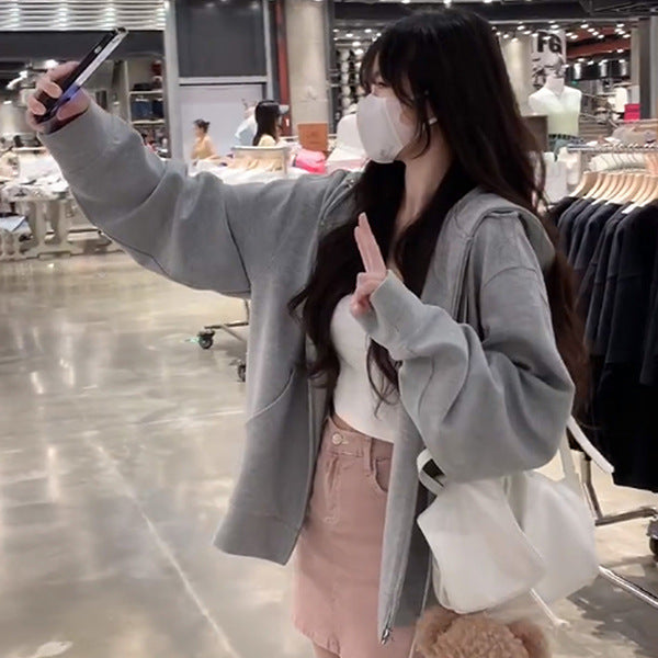 Cozy Hooded Cardigan Sweater Coat for Casual Daily Wear