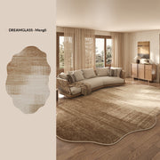 Minimalist Light Luxury Stain-Resistant Rug - Non-Slip, Easy Clean for Living Room