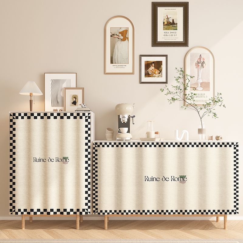 Punch-free Cabinet Shade Curtain Kitchen Door Curtain