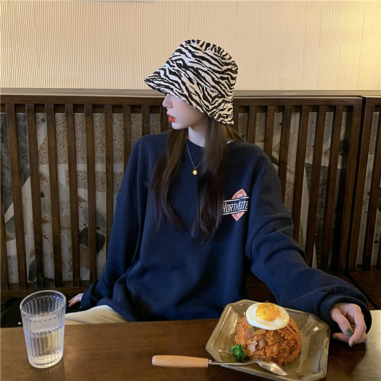 Women's Casual Long-Sleeve Letter Pullover Sweater