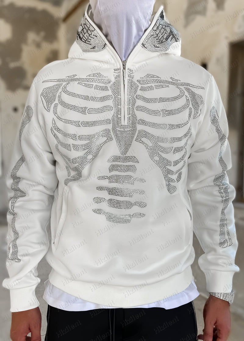 Personalized Graphic Embroidered Loose Pullover Hoodie