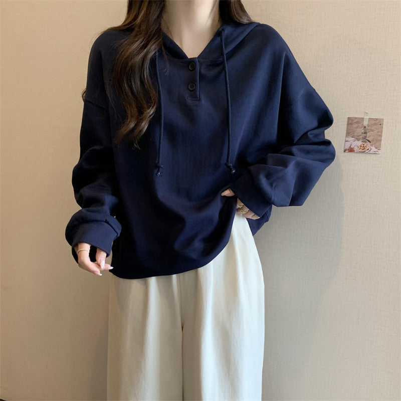 Korean Style Loose Thin Women's Sweater for Spring & Autumn