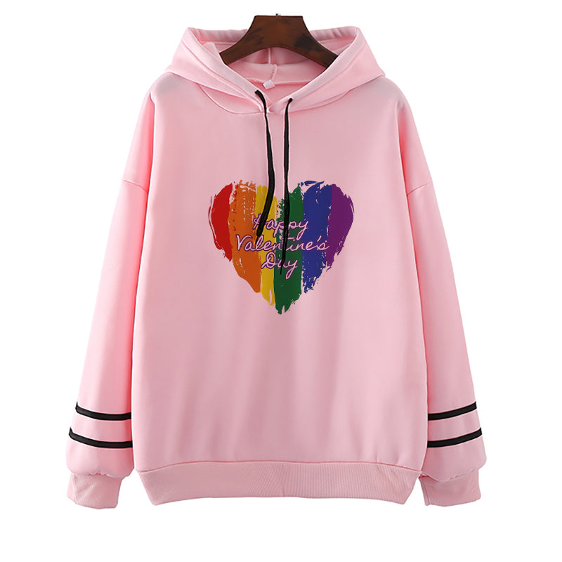 Purple Trendy Casual Long Sleeve Sweatshirt