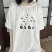 Summer Loose Fit White T-Shirt – Casual Comfort Top